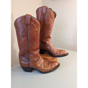 Tony Lama Women Western Leather Rodeo Cowboy Boots 7 D